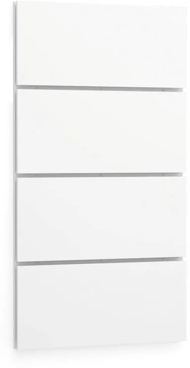 Nástenný panel LAYERS, 800 x 54 x 1486 mm, biela