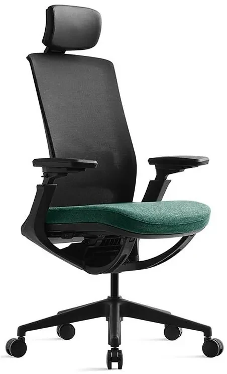 Kancelárska ergonomická stolička ROLY — sieť, látka, čierna / viac farieb Antracit