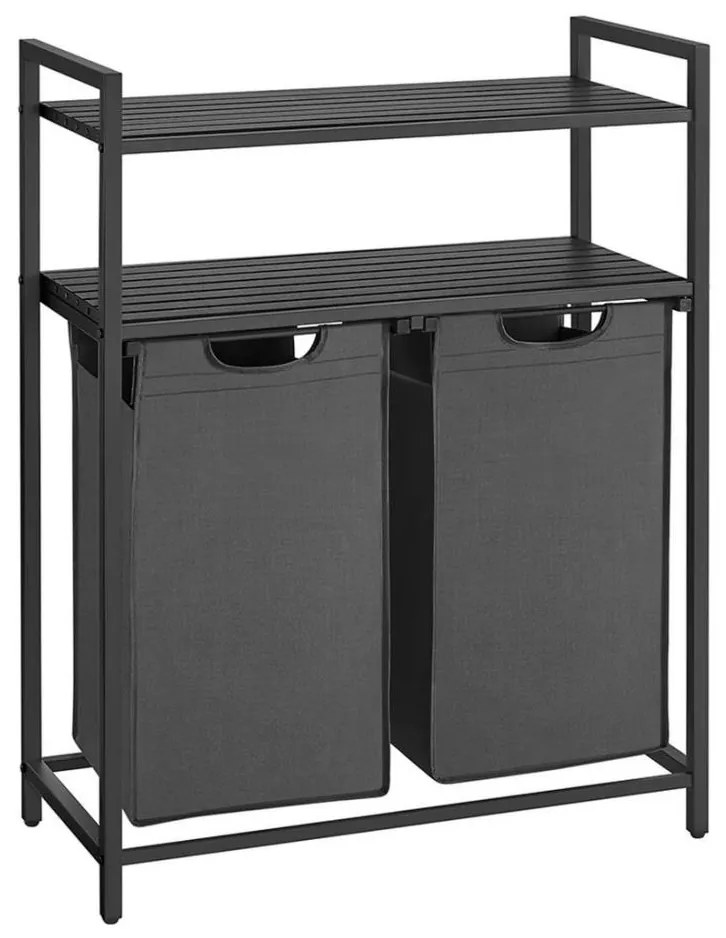 Koš na bielizeň REX sivý