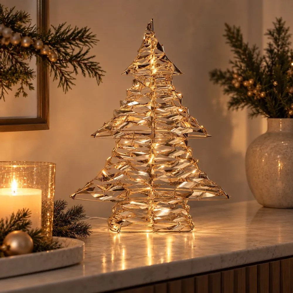 GOLDEN TREE LED Stromček 40 cm
