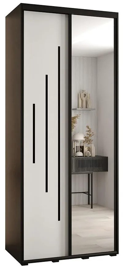 Skriňa 45 Canaris 13 100 čierna/biela/čierna