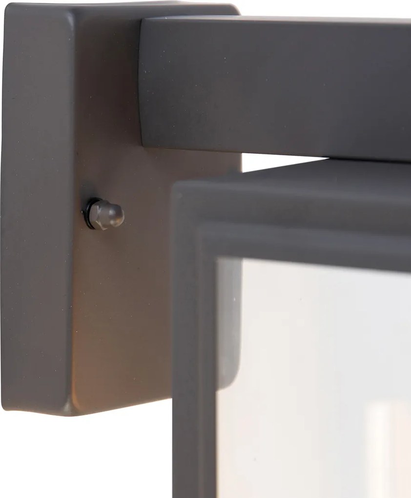 Inteligentná vonkajšia nástenná lampa sivá vrátane Wifi G95 - Sutton down