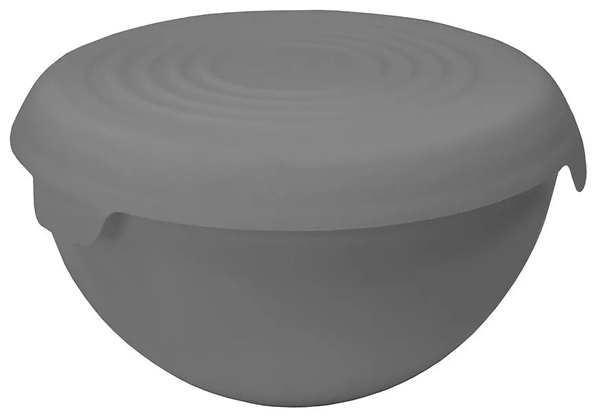 Miska 6l S Poklopom Šedá