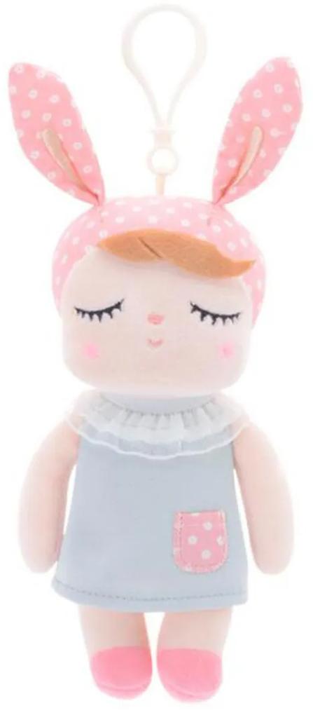 Mini handrová bábika Metoo s uškami a klipom, 19cm 20cm