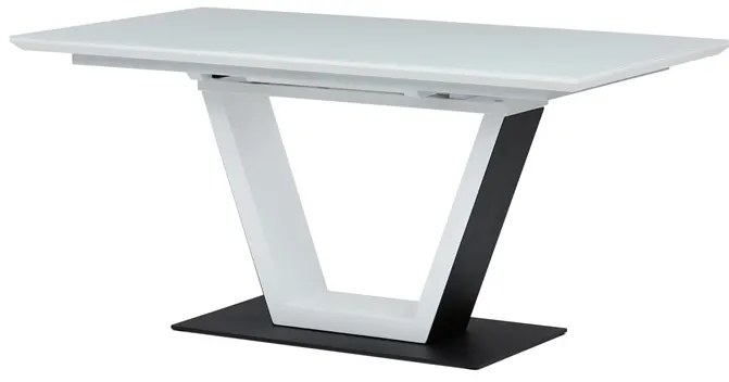 Autronic BONTEC Jedálenský stôl rozkladací 160x90cm, mdf, biela, HT-D1931 WT Farba: Biela