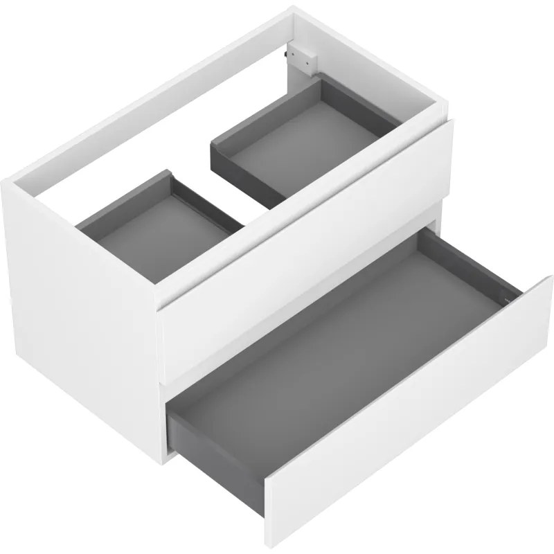 Mexen Orio, kúpeľňová skrinka 80 cm, 2 zásuvky, biela matná, 91A10-08047-2-BFF01