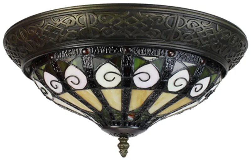 Lampa Tiffany stropná stropnica Ø38