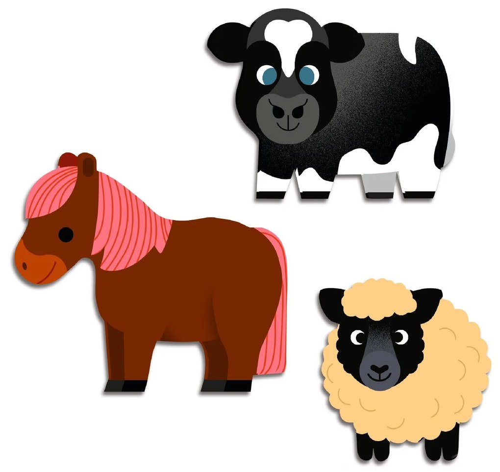 Moje prvé samolepky - zvieratká z farmy