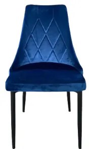 Sammer Moderné stoličky do jedálne v modrej farbe LR08 Glamour modra