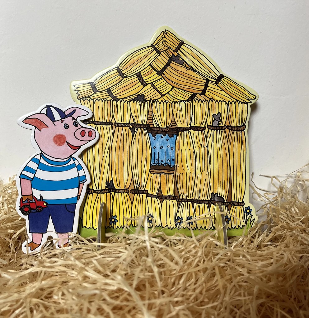 MARIONETINO Bábky a kulisy k rozprávke O troch prasiatkach