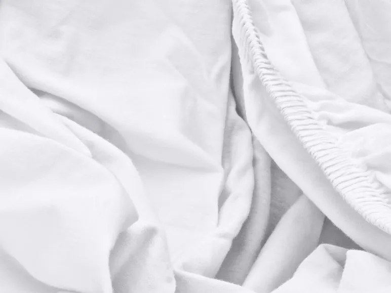 Biberna Napínacia plachta (biela, 140 – 160 x 200 – 220 cm)  (100251944)