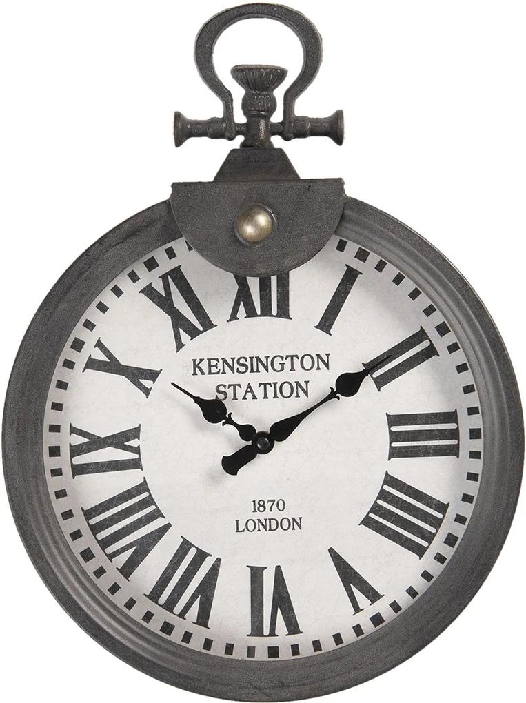Retro hodiny Kensington Station - 30 * 13 * 41 cm / 1 * AA