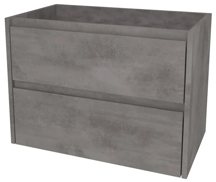 Mereo, Mereo Opto, kúpeľňová skrinka 101 cm, Multidecor, Betón tmavosivý, MER-CN992SBET2