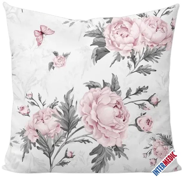 INTERMEDIC SK Posteľná obliečka Magnólia ružová na vankúšik 40x40 cm