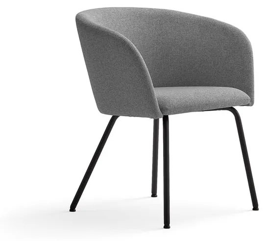 Stolička JOY, čierna, svetlošedá