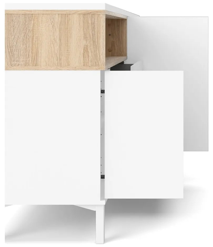 Biela komoda 176x90x49 cm Roomers – Tvilum