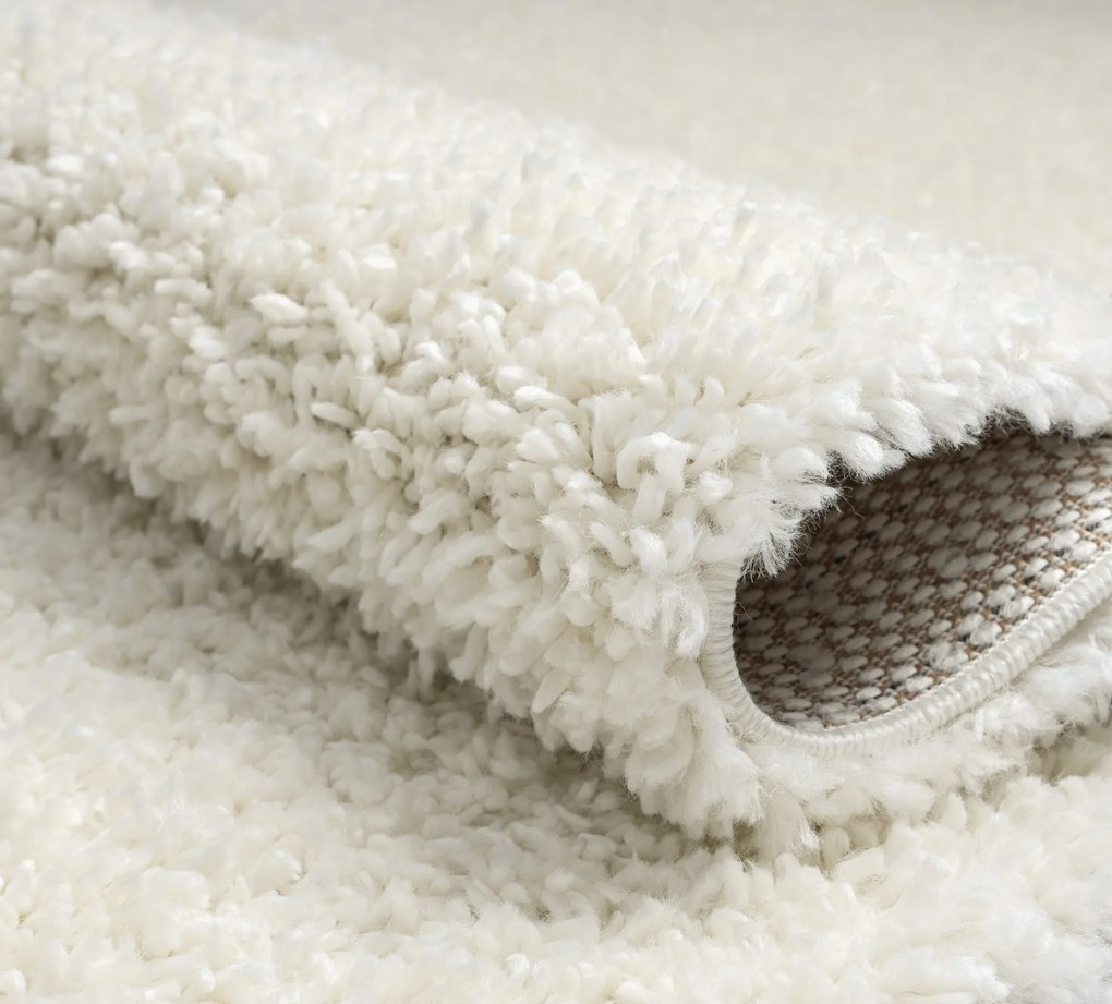 My Flair, Behúň My Shaggy creme, 80x250, biela, chodba / predsieň