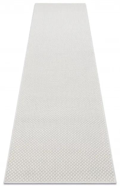 Šnúrkový koberec / behúň SIZAL TIMO 6272 biely