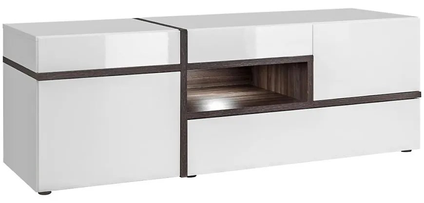 TV stolík Cross Biely/Perla