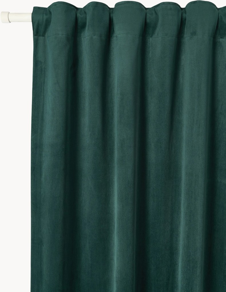 Zatemňovacie závesy's multifunkčnou páskou Rush, 2 ks, Š 135 cm