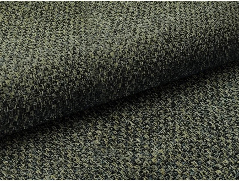 Zelená čalúnená dvojlôžková posteľ s úložným priestorom s roštom 160x200 cm Mano – Makamii