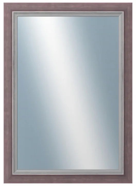 DANTIK - Zrkadlo v rámu, rozmer s rámom 50x70 cm z lišty AMALFI fialová (3117)