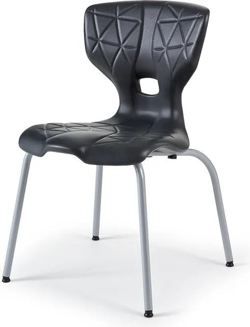 Školská stolička ALDA I, výška 460 mm, antracit