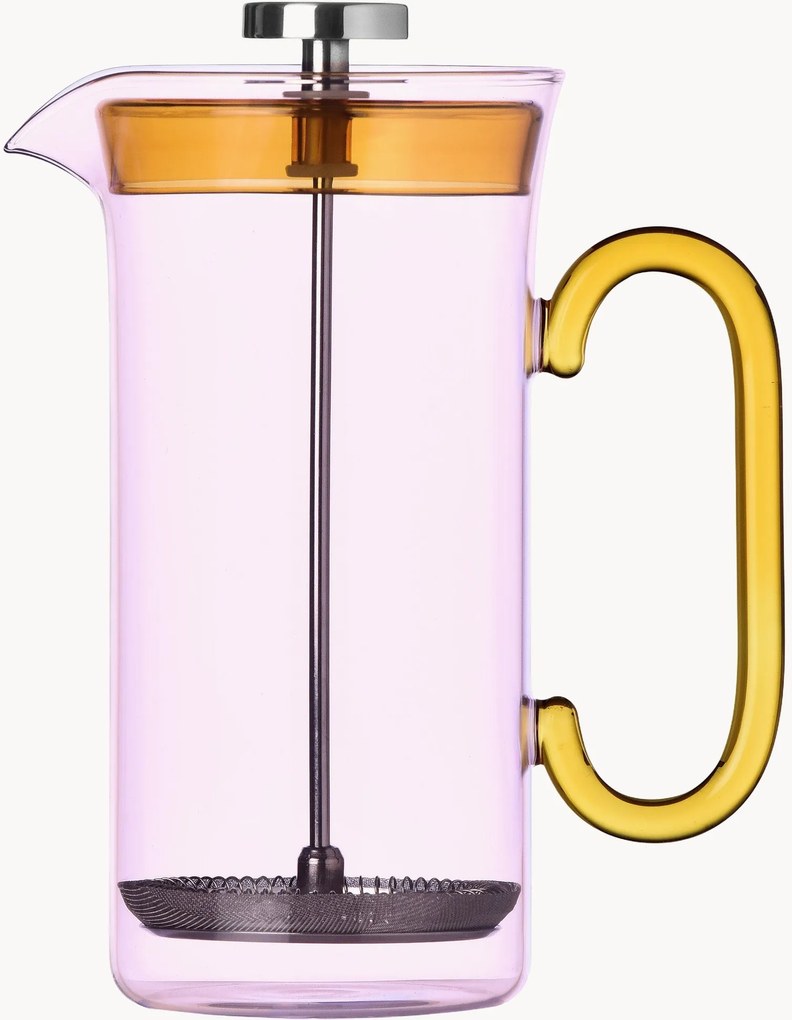 French Press kávovar z borosilikátového skla Clarinette