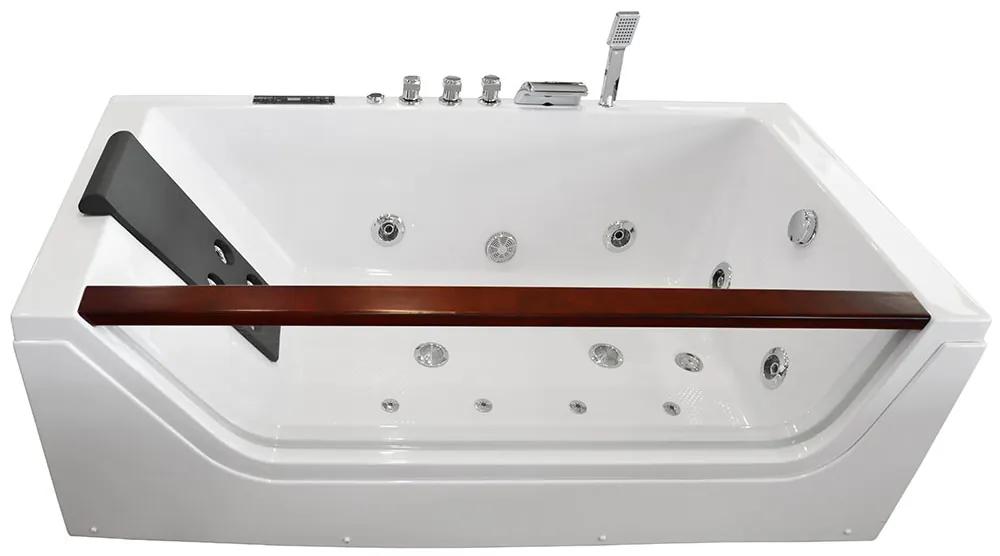 M-SPA - Kúpelňová vaňa 8007 s hydromasážou pre 1 osobu 180 x 90 x 59 cm