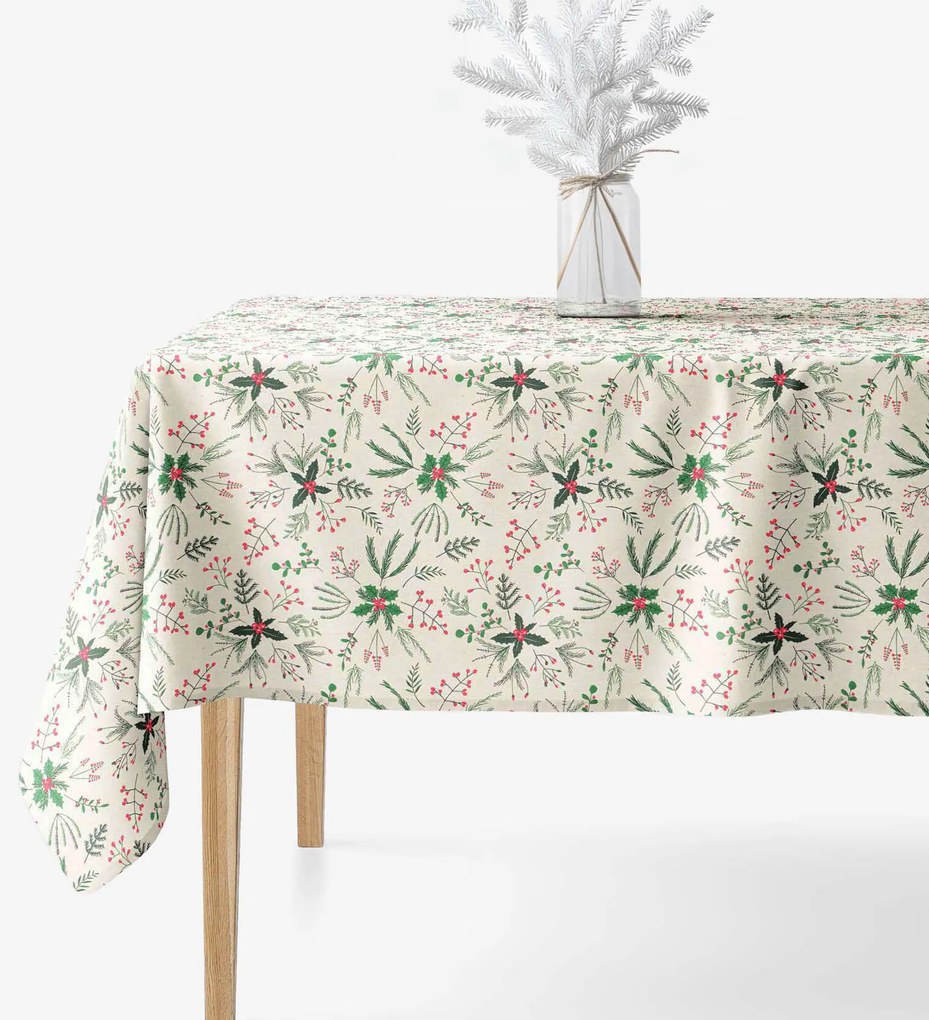 Goldea hranatý obrus valencia - lesné vetvičky 100 x 100 cm