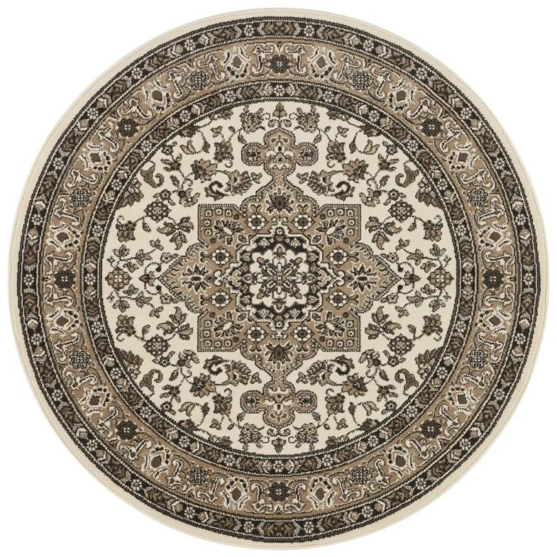 Nouristan - Hanse Home koberce Kruhový koberec Mirkan 104105 Beige - 160x160 (priemer) kruh cm