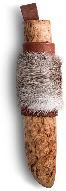 Fínsky nôž Roselli Grandfather 18cm, sobia kožušina / dárkový set