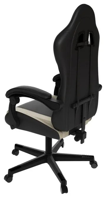 InternetovaZahrada Kancelárska stolička HyperSeat - čierna/béžová