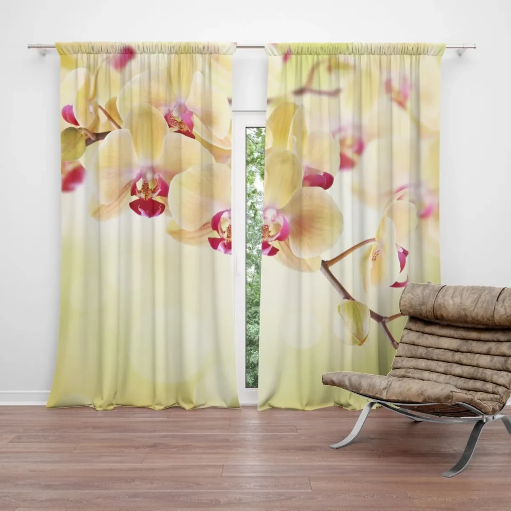 Sablio Záves Orchidea 2: 2 ks 140x250 cm