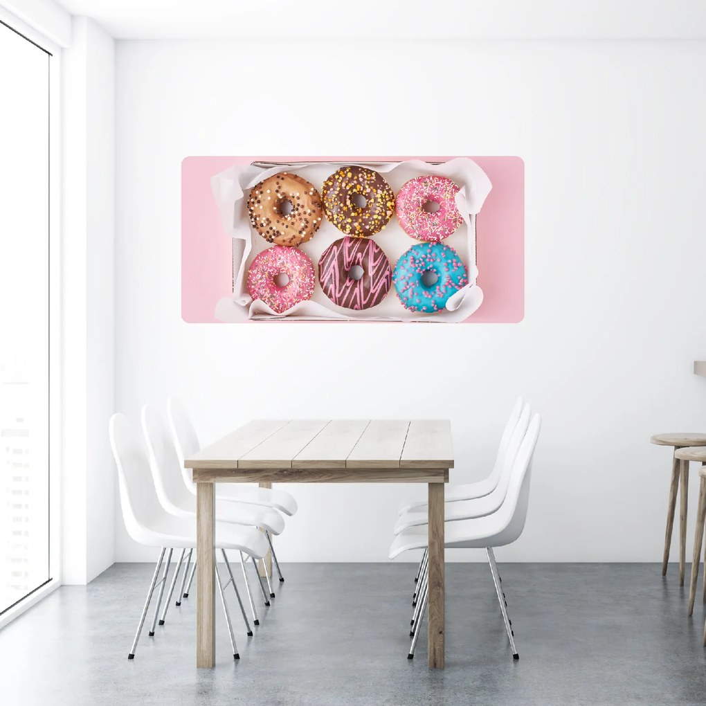 60x120cm Donuts 2 - textilná nálepka na stenu