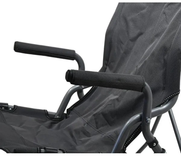 Skladacia kempingová stolička šedá