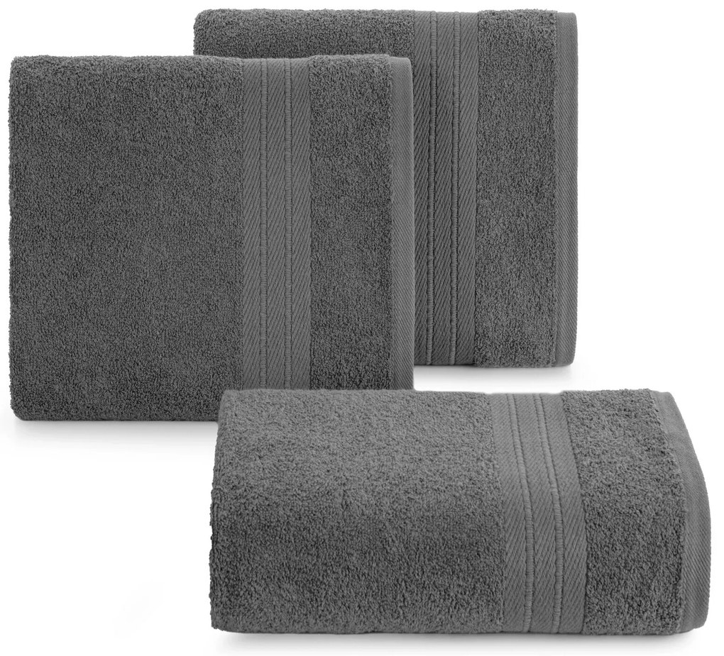 BAVLNENÝ UTERÁK KAYA 30X50 CM TMAVOSIVÁ