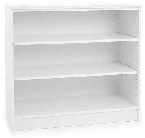 Nízka knižnica THEO, 900x1000x300 mm, biela