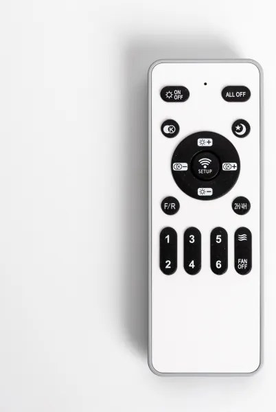 Brilagi - LED Stmievateľné svietidlo s ventilátorom RONDA LED/48W/230V biela + DO