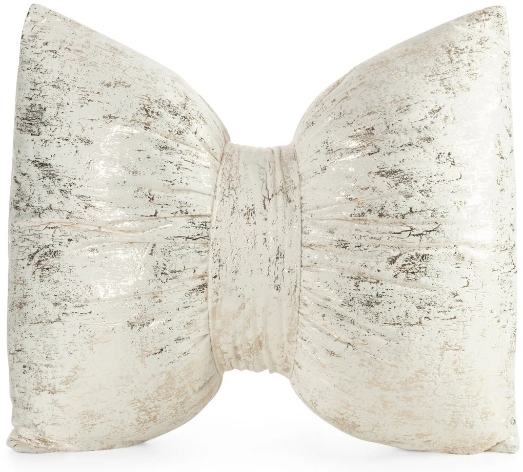 DEKORAČNÝ VANKÚŠ KOKARDA1 45X55 CM KRÉMOVÁ