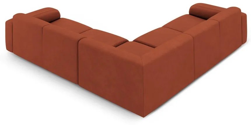 Oranžová rohová pohovka (variabilná/do L) Molino – Micadoni Home