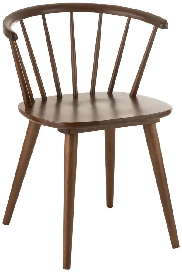 Hnedá jJídelní stoličky Armrest Vintage- 54 * 53 * 75 cm