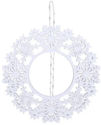 Solight 1V297 - Vianočný LED veniec 10xLED/2xAA, teplé biele svetlo