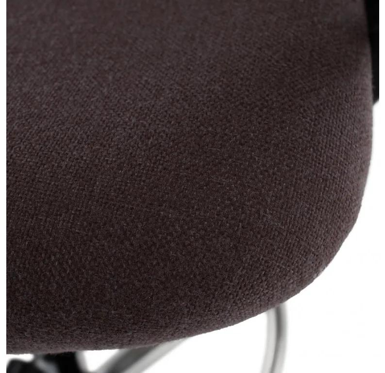 Kondela Vyvýšená pracovná stolička, hnedá/čierna, TAMBER