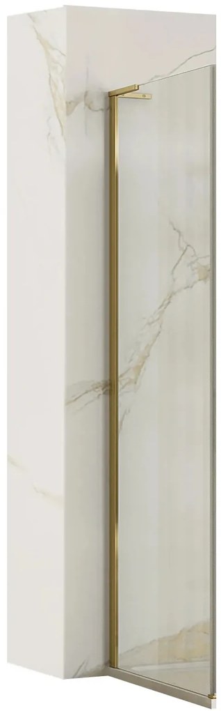 Rea Hugo, sprchová zástena 80x200 cm, zlatá matná, REA-K6612