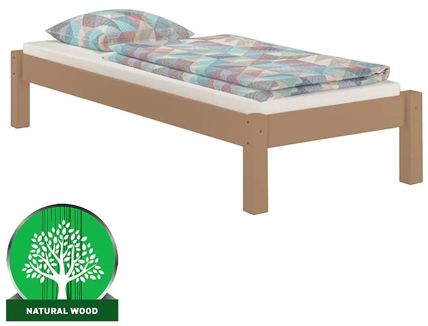 Posteľ Dora 120x200 borovica morená hnedá