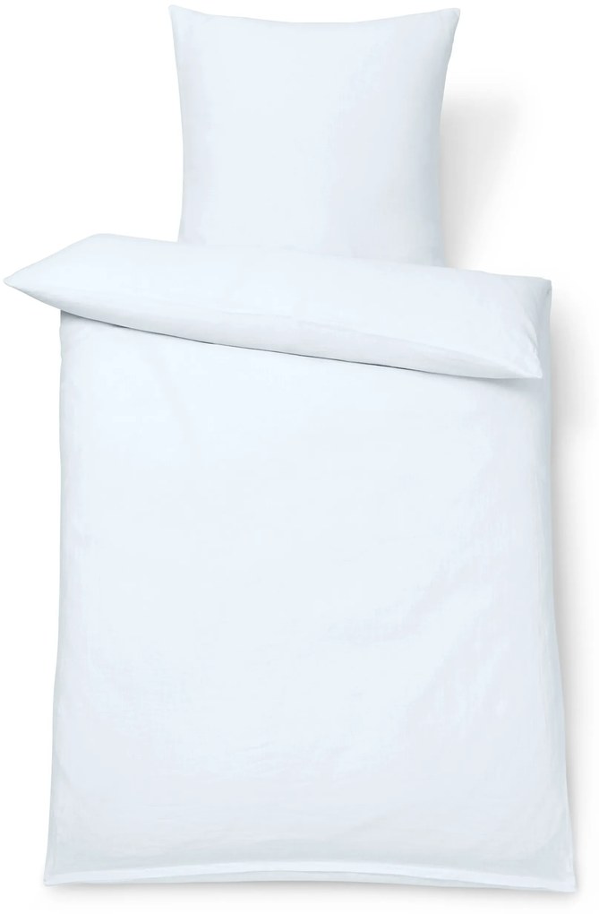 Ľanová posteľná bielizeň, biela, štandardná veľkosť