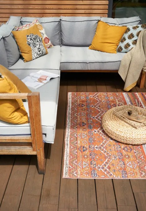 Obojstranný koberec Echo Etno Multi