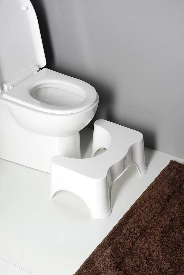 Sapho, Kúpeľňová stolička, 44,5x28x20 cm, biela, ST002