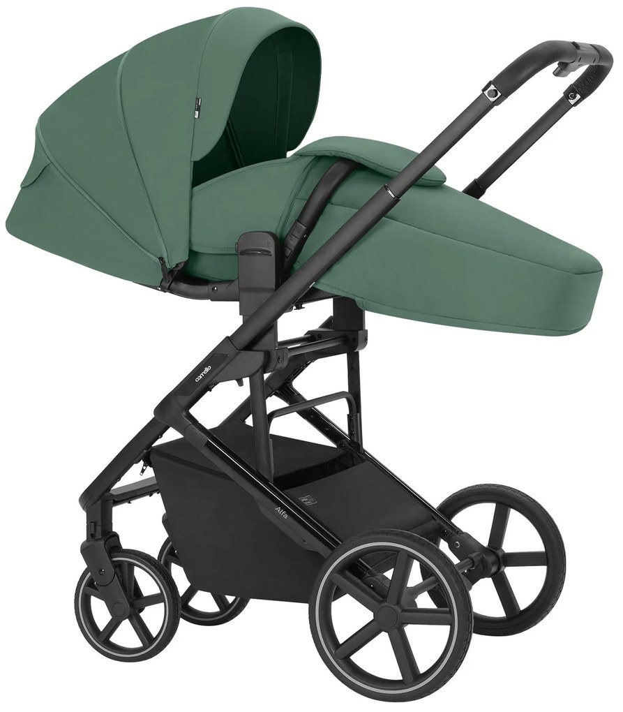 Detský kočík 2v1 CARRELLO Alfa CRL-6522 Lúkovozelený